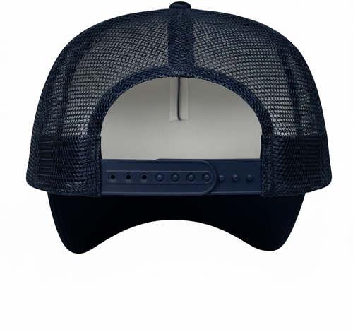 Blue and white Tucker Hat